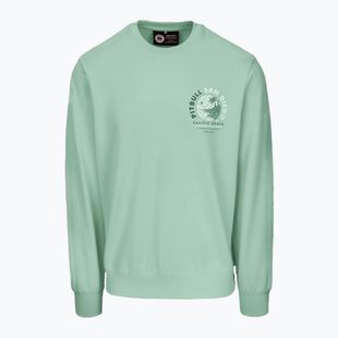 Herren Pitbull Planet Surf Crewneck Sweatshirt hell mint