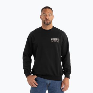 Herren Pitbull Troublemaker Crewneck Sweatshirt schwarz