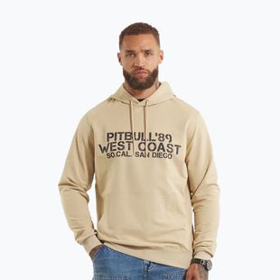 Hoodie Sweatshirt Herren Pitbull Driving Hooded Sweatshirt pale sand
