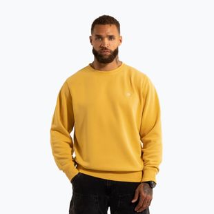 Hoodie Sweatshirt Herren Pitbull Lancaster 2 Crewneck Sweatshirt washed yellow