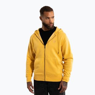 Hoodie Sweatshirt Herren Pitbull Lancaster 2 Hooded Zip Sweatshirt washed yellow