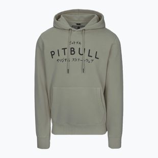 Herren Pitbull Mt Fuji Sweatshirt mit Kapuze grau Hafen