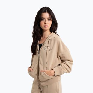 Hoodie Sweatshirt Damen Pitbull Manzanita Heart Hooded Zip Sweatshirt sand