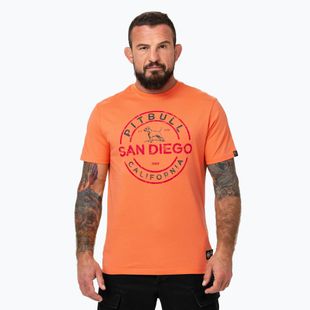 Herren Pitbull San Diego Ins. fluo orange T-shirt