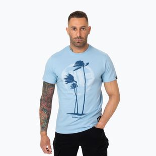 Herren-Shirt Pitbull Palms light blue