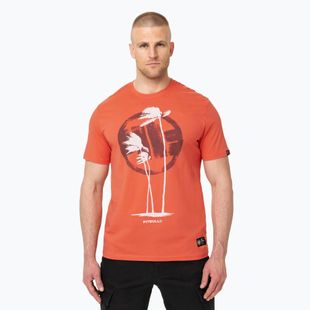 Herren Pitbull Palms helles Lachs-T-Shirt