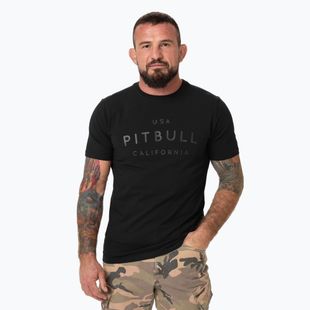 Pitbull USA Herren-T-Shirt CAL schwarz