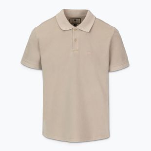 Herren Pitbull Washed Polo Shirt hellsand