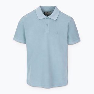 Herren Pitbull Washed Polo Shirt gewaschen blau