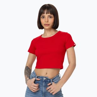 Pitbull Cropped rotes Damen-T-Shirt
