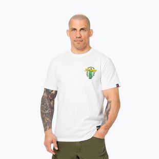 Pitbull BJJ FIGHT DVSN Männer-T-Shirt weiß