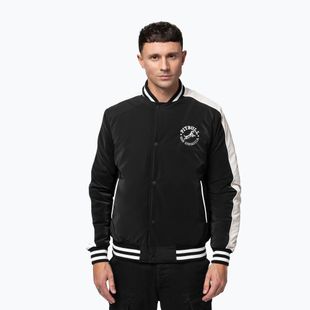 Herrenjacke Pitbull Manolito Baseball black/white