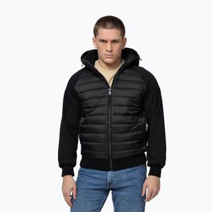 Herrenjacke Pitbull Palomar Padded Hooded Hybrid black