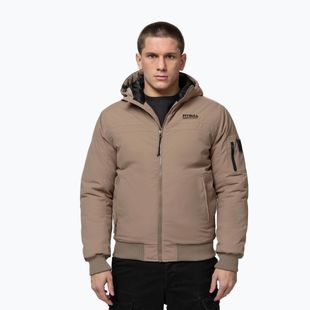 Herren Winterjacke Pitbull Balboa 2 Hooded dark sand
