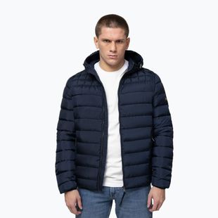 Herren-Winterjacke Pitbull Foothill Hooded Padded dark navy