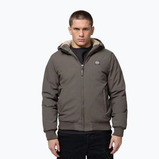 Herren-Winterjacke Pitbull Elkwood 3 Sherpa Hooded taupe