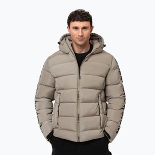 Herren Winterjacke Pitbull Airway 4 Padded Hooded pale sand