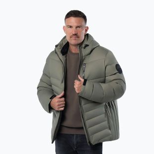 Herren Winterjacke Pitbull Crestline Padded Hooded dusty sage