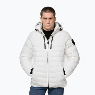 Herren-Winterjacke Pitbull Crestline Padded Hooded off white
