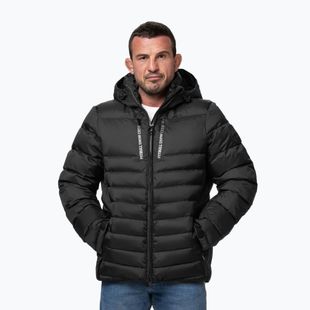Herren Winterjacke Pitbull Crestline Padded Hooded black