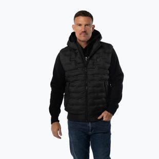 Herren Weste Pitbull Fisk Quilted Hooded black