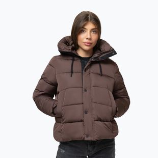 Damen Winterjacke Pitbull Amalia Padded Hooded dark chocolate