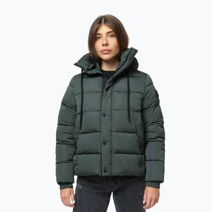 Damen Winterjacke Pitbull Amalia Padded Hooded dark green