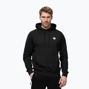 Herrenpullover Pitbull Nugget Small Logo Hooded black