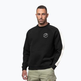 Herren Sweatshirt Pitbull San Diego Ca Crewneck black