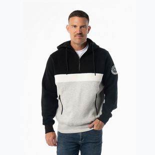 Herren Kapuzenpullover Pitbull Gibson Hooded black/grey melange