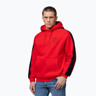 Herren Hoodie Pitbull San Diego Ca Hooded red