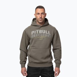 Herren Hoodie Pitbull Santa Muerte Hooded major olive