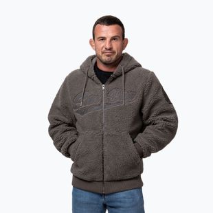 Herren Kapuzenjacke Pitbull Galaxy Hooded Zip taupe