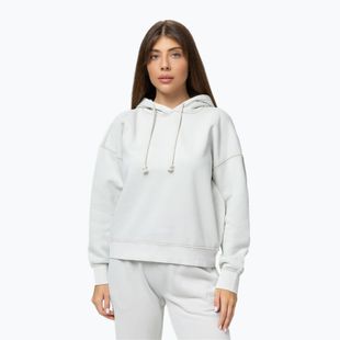 Damen-Hoodie Pitbull Lovia Hooded white stone