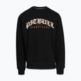 Herren Sweatshirt Pitbull Crewneck Tattoo black