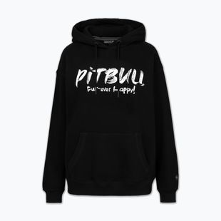 Damen-Hoodie Pitbull Puppy 2 Hooded black