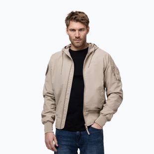 Herrenjacke Pitbull Hooper Hooded sand