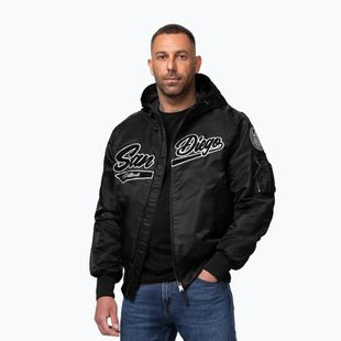 Herrenjacke Pitbull Aero Flight Hooded black