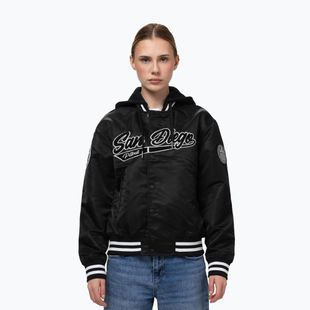 Damenjacke Pitbull Angela San Diego Hooded Varsity black