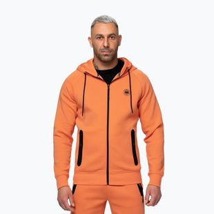 Herrenpullover Pitbull Dogwood Hooded Zip Sweatshirt fluo orange