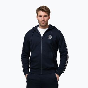 Herrenpullover Pitbull Tape Parker Hooded Zip dark navy