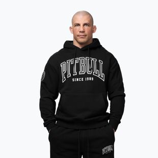 Herrenpullover Pitbull Badger Hooded black