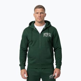 Herrenpullover Pitbull Badger Hooded Zip hunter/green