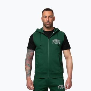 Herrenpullover Pitbull Badger Hooded Vest Zip hunter green