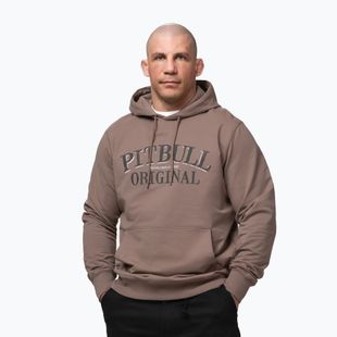 Herrenpullover Pitbull Midnight Sweatshirt Hooded brown savana