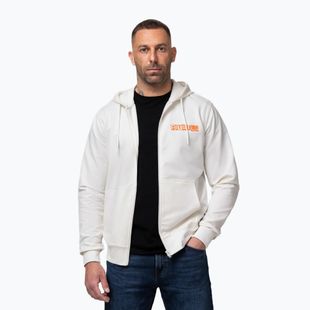 Herrenpullover Pitbull Blacky Sweatshirt Zip Hooded off white