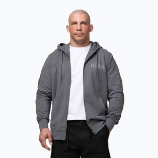 Herrenpullover Pitbull World Sweatshirt Zip Hooded graphite