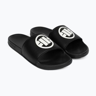 Herren-Badelatschen Pitbull Logo black