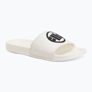 Herren-Badelatschen Pitbull Logo white