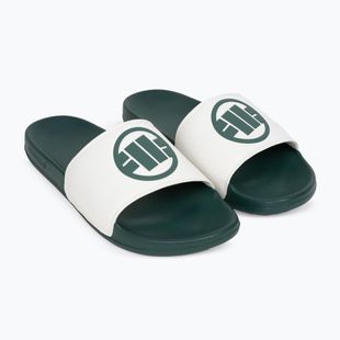 Herren-Badelatschen Pitbull Logo bottle green